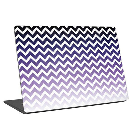 Chevron Purple Ombre Universal Laptop 13in (10.6 x 7.6in) Skin